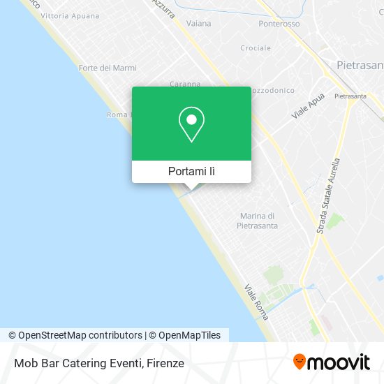 Mappa Mob Bar Catering Eventi