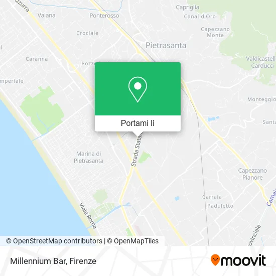 Mappa Millennium Bar