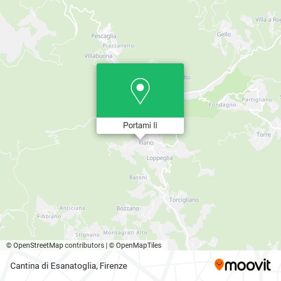 Mappa Cantina di Esanatoglia