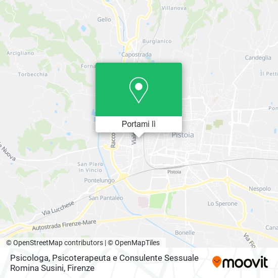 Mappa Psicologa, Psicoterapeuta e Consulente Sessuale Romina Susini