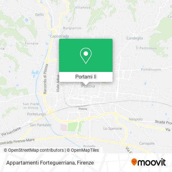Mappa Appartamenti Forteguerriana