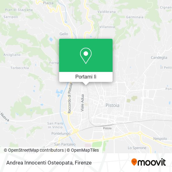 Mappa Andrea Innocenti Osteopata