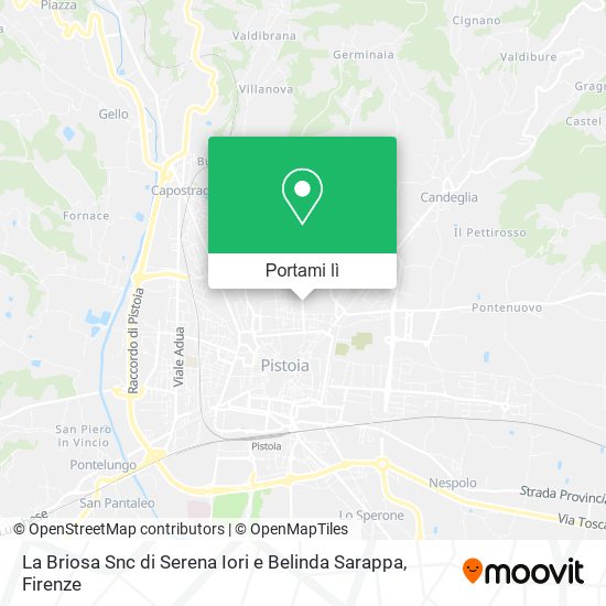 Mappa La Briosa Snc di Serena Iori e Belinda Sarappa