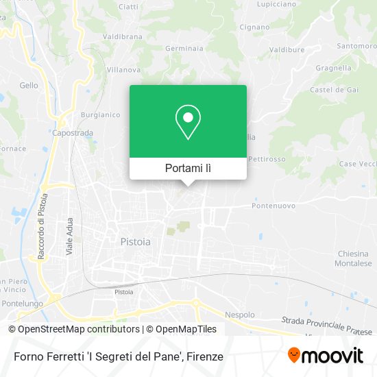 Mappa Forno Ferretti 'I Segreti del Pane'
