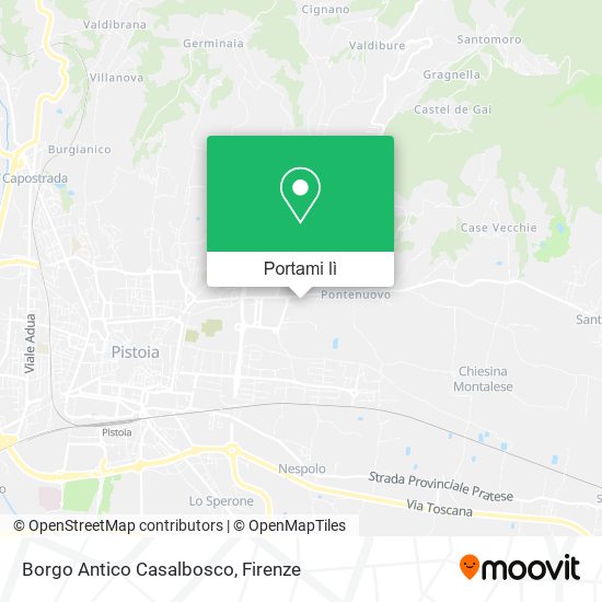 Mappa Borgo Antico Casalbosco