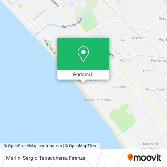 Mappa Merlini Sergio Tabaccheria