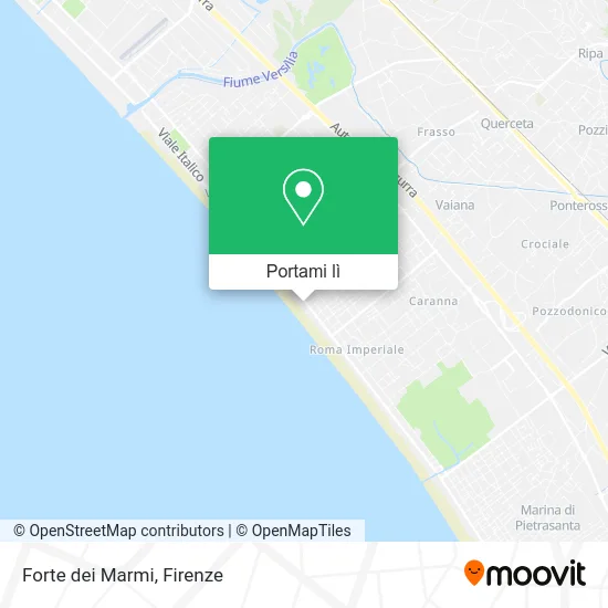 Mappa Forte dei Marmi