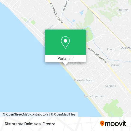 Mappa Ristorante Dalmazia