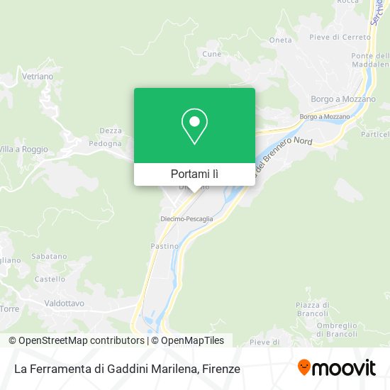 Mappa La Ferramenta di Gaddini Marilena