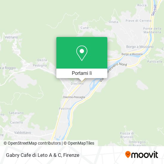Mappa Gabry Cafe di Leto A & C