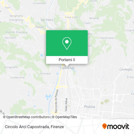 Mappa Circolo Arci Capostrada