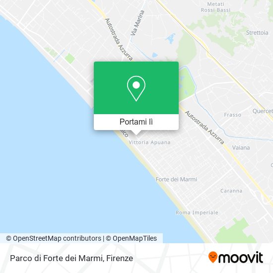 Mappa Parco di Forte dei Marmi