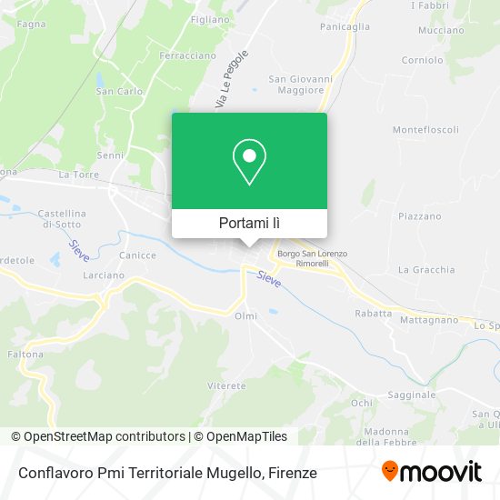 Mappa Conflavoro Pmi Territoriale Mugello