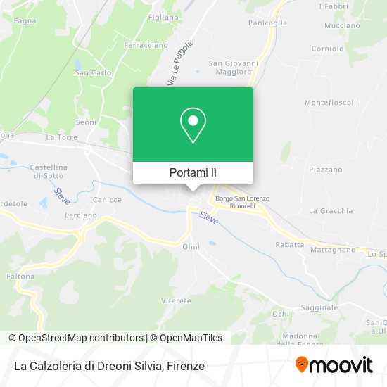 Mappa La Calzoleria di Dreoni Silvia