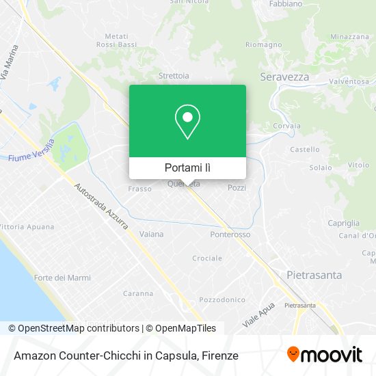 Mappa Amazon Counter-Chicchi in Capsula