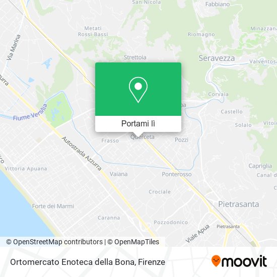 Mappa Ortomercato Enoteca della Bona