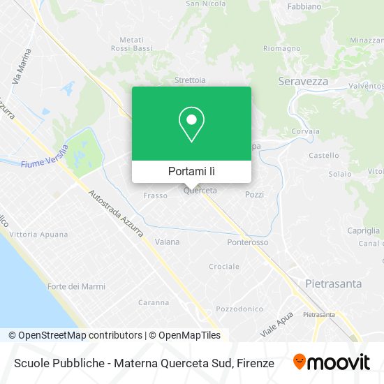Mappa Scuole Pubbliche - Materna Querceta Sud