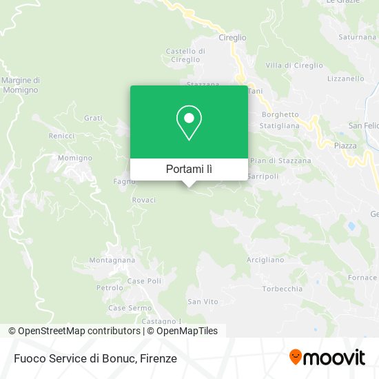 Mappa Fuoco Service di Bonuc