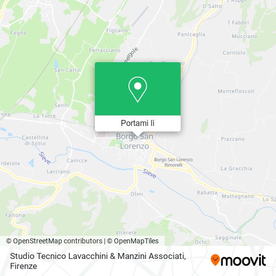 Mappa Studio Tecnico Lavacchini & Manzini Associati