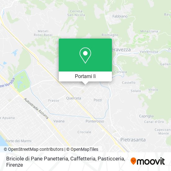 Mappa Briciole di Pane Panetteria, Caffetteria, Pasticceria