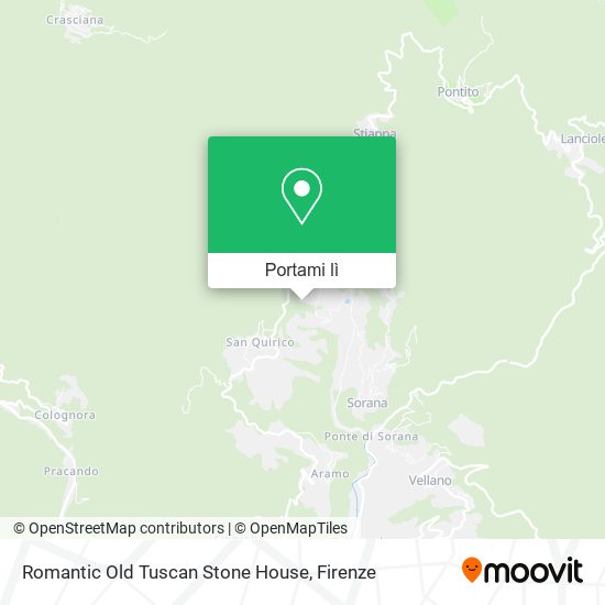 Mappa Romantic Old Tuscan Stone House