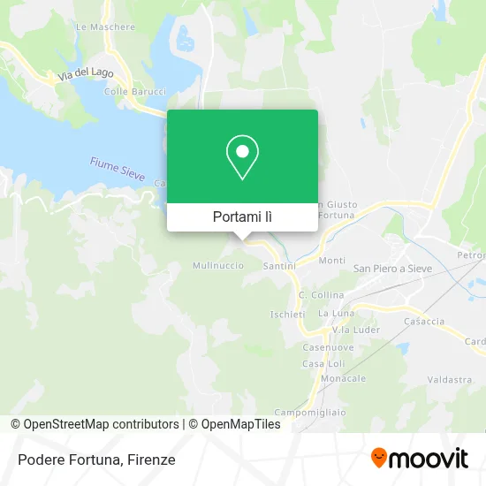 Mappa Podere Fortuna