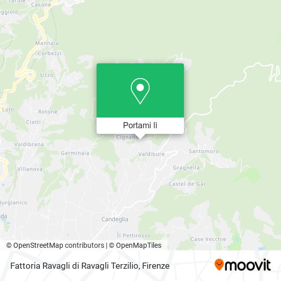 Mappa Fattoria Ravagli di Ravagli Terzilio