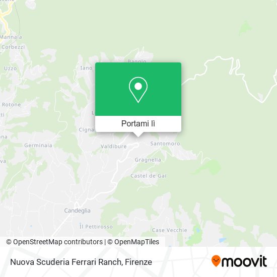 Mappa Nuova Scuderia Ferrari Ranch