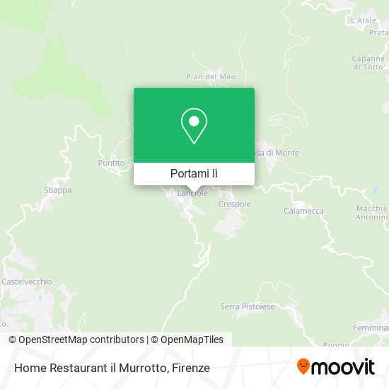 Mappa Home Restaurant il Murrotto