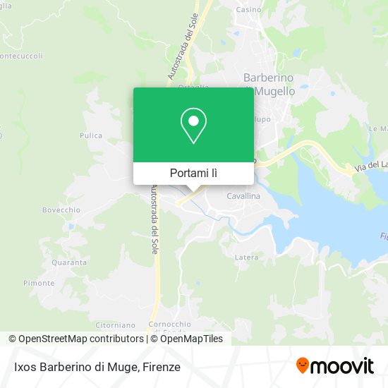 Mappa Ixos Barberino di Muge
