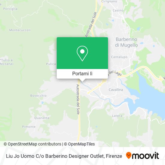Mappa Liu Jo Uomo C / o Barberino Designer Outlet