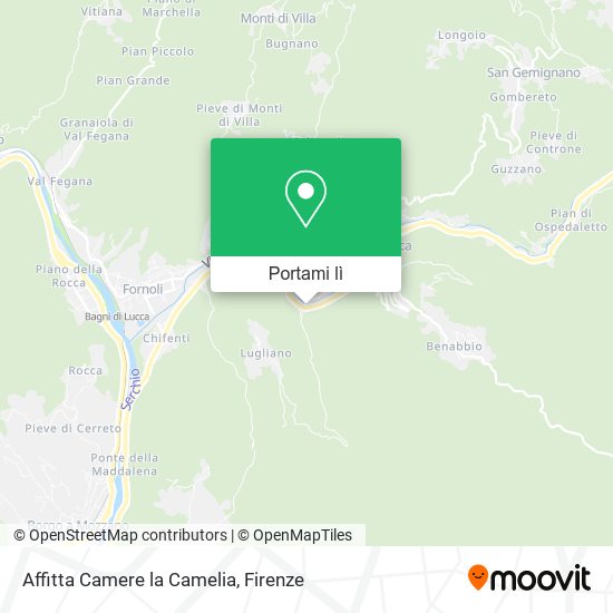 Mappa Affitta Camere la Camelia