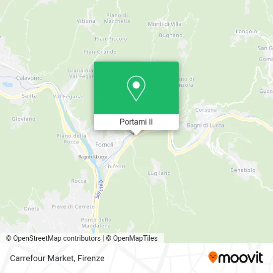 Mappa Carrefour Market