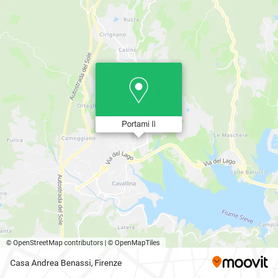 Mappa Casa Andrea Benassi