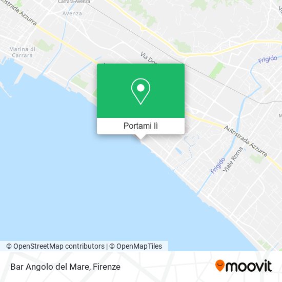 Mappa Bar Angolo del Mare