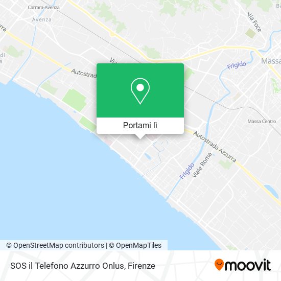 Mappa SOS il Telefono Azzurro Onlus