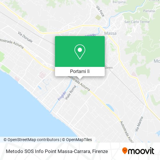 Mappa Metodo SOS Info Point Massa-Carrara