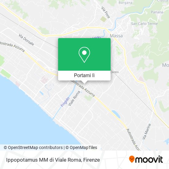 Mappa Ippopotamus MM di Viale Roma