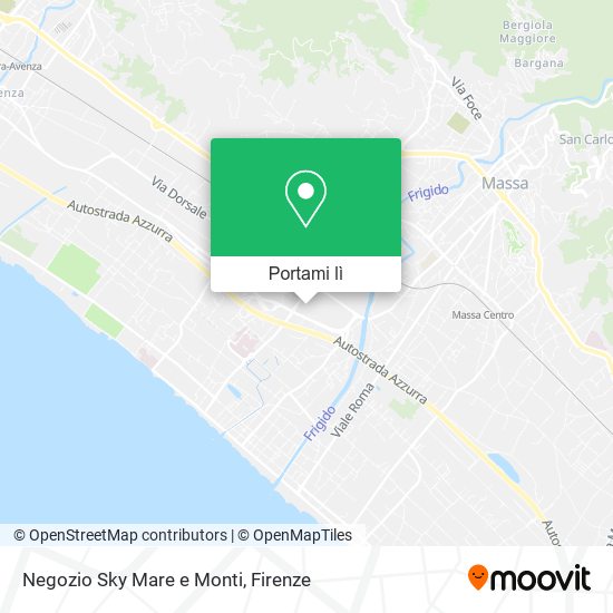 Mappa Negozio Sky Mare e Monti