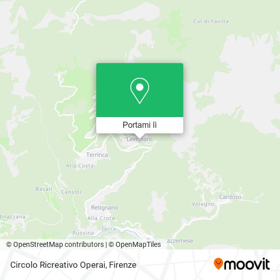 Mappa Circolo Ricreativo Operai