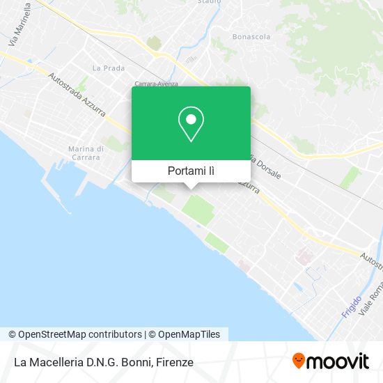 Mappa La Macelleria D.N.G. Bonni