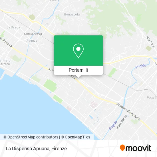 Mappa La Dispensa Apuana