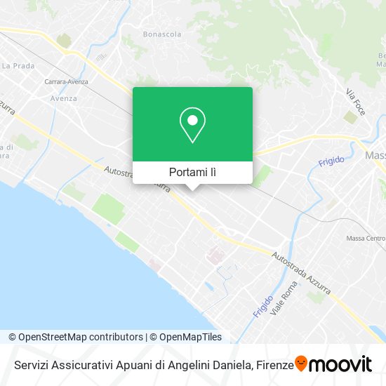 Mappa Servizi Assicurativi Apuani di Angelini Daniela