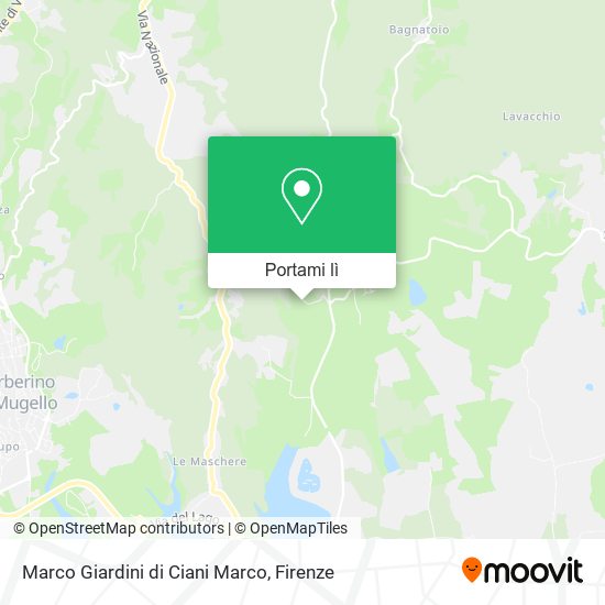 Mappa Marco Giardini di Ciani Marco
