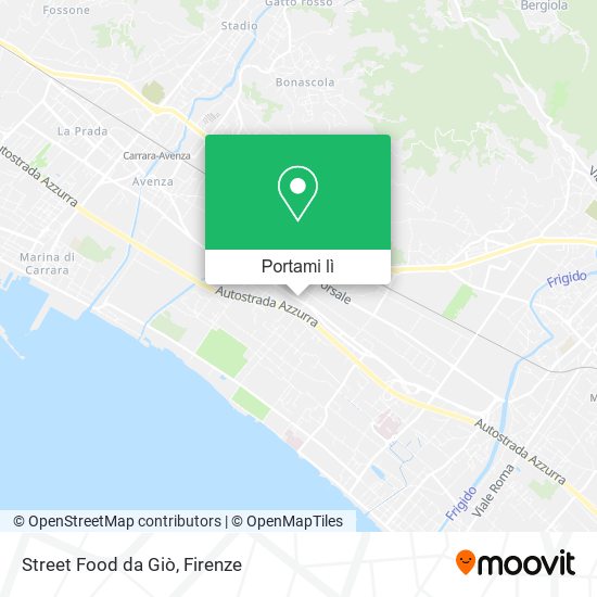 Mappa Street Food da Giò