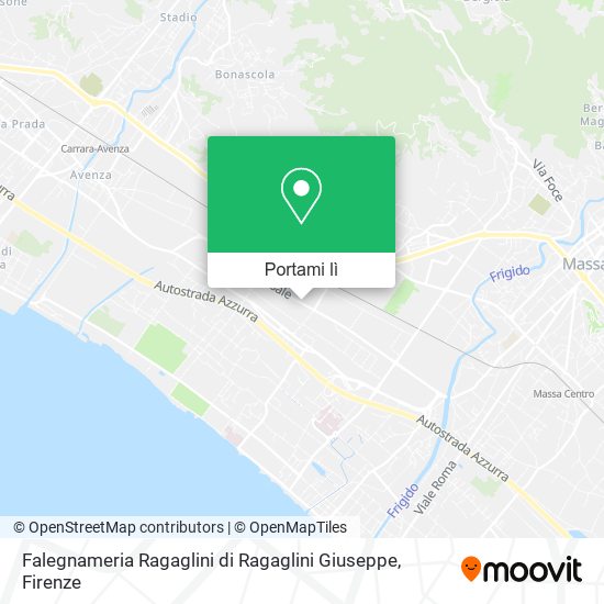 Mappa Falegnameria Ragaglini di Ragaglini Giuseppe