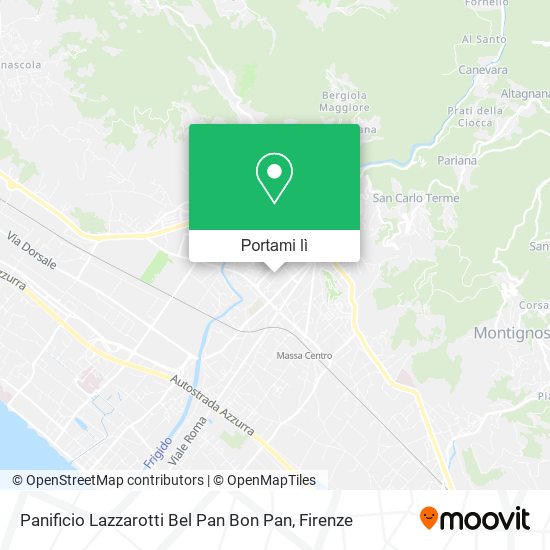 Mappa Panificio Lazzarotti Bel Pan Bon Pan