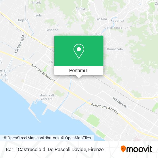 Mappa Bar il Castruccio di De Pascali Davide