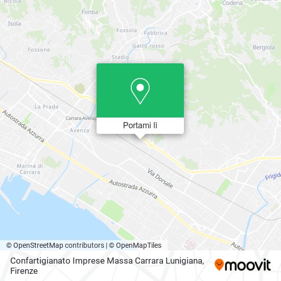 Mappa Confartigianato Imprese Massa Carrara Lunigiana