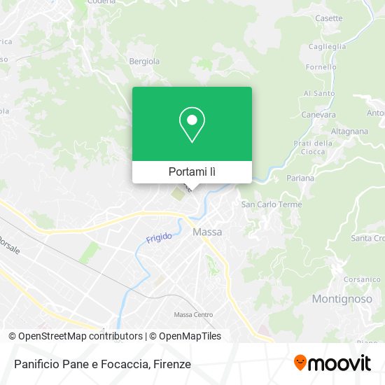 Mappa Panificio Pane e Focaccia